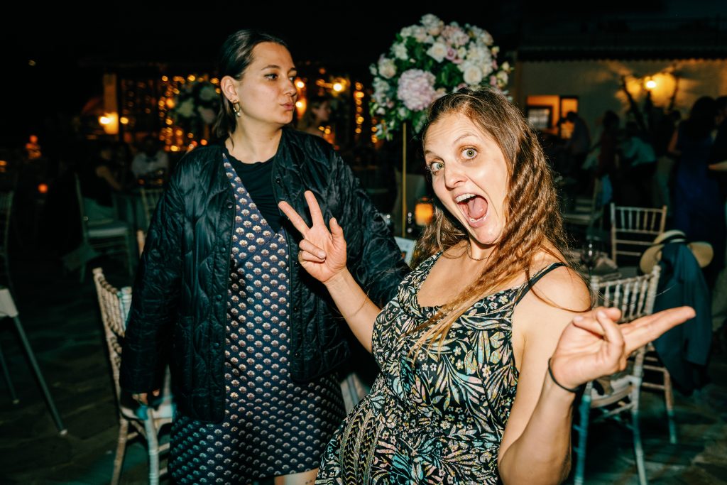 Guests having fun at the party, Casa de la Era wedding in Marbella